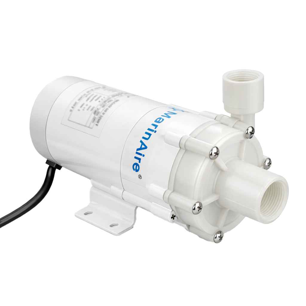MarinAire MFP500KT Marine Circulation Pump – 500 GPH, 110V Magnetic Drive