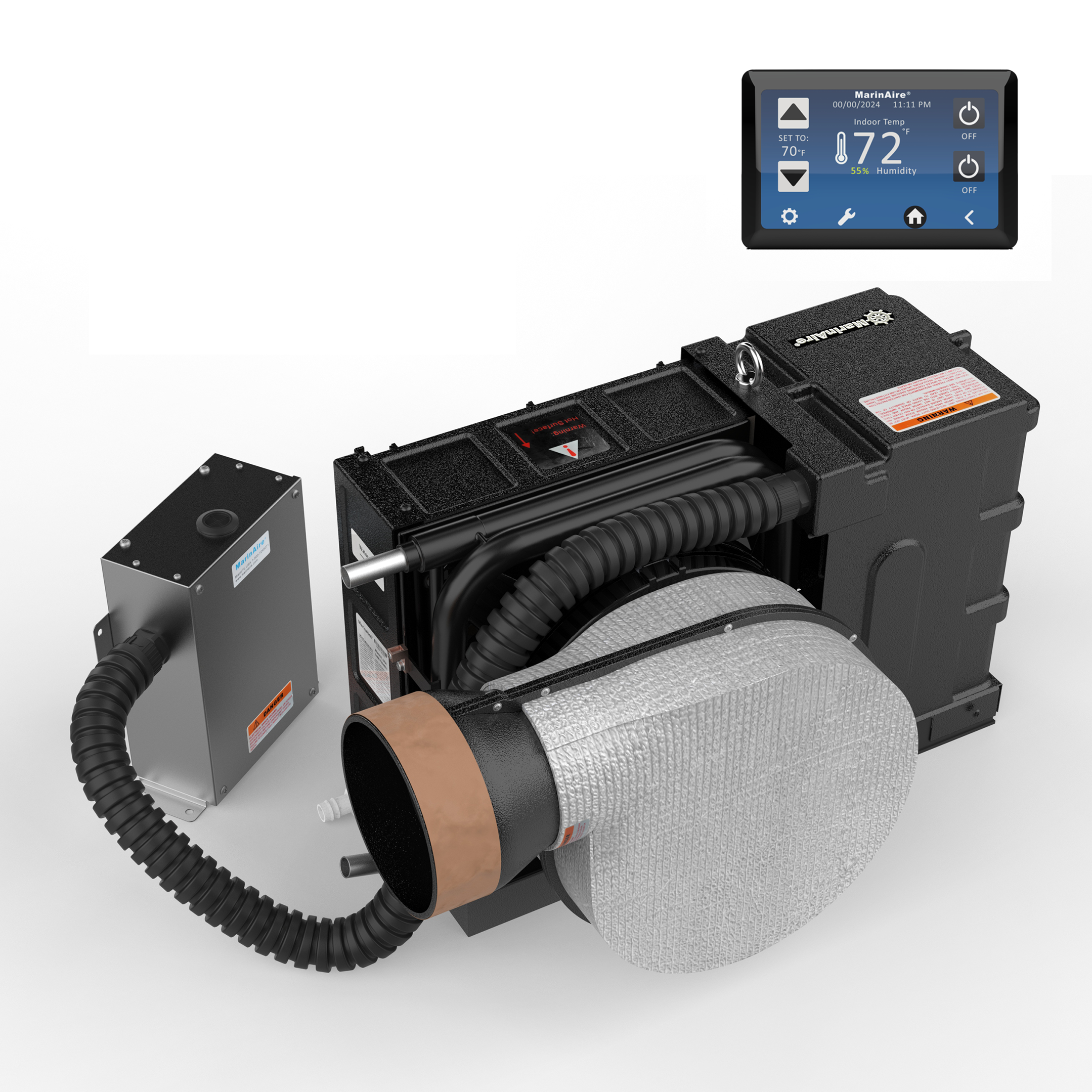 9,000 BTU Self-Contained Marine Air Conditioner & Heat Pump (110-120V)