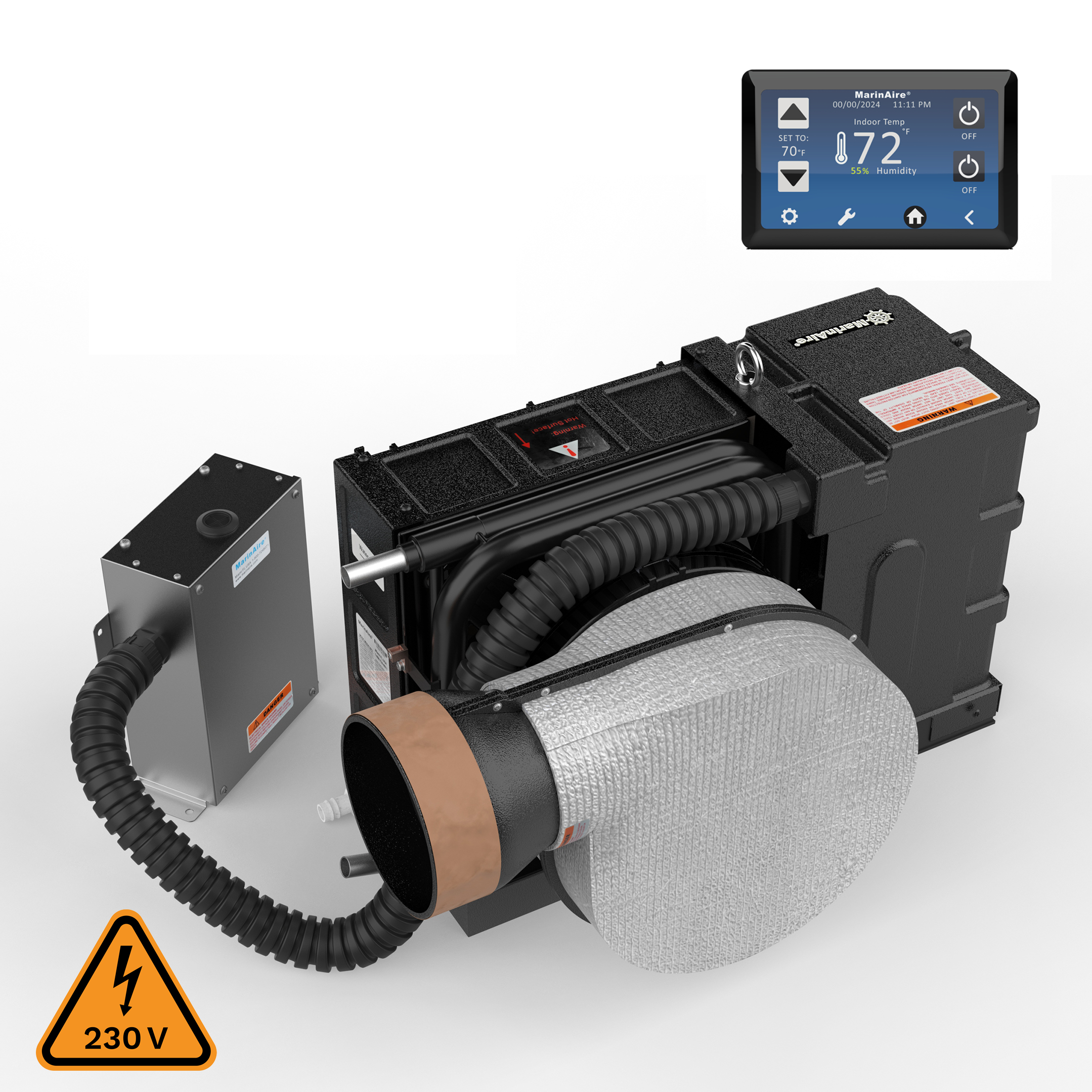 9,000 BTU Self-Contained Marine Air Conditioner & Heat Pump (208-230V)