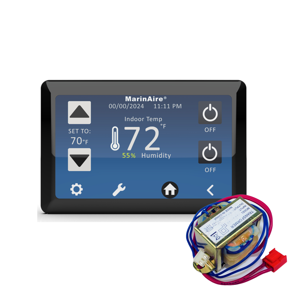 MarinAire Neption Touchscreen Marine Thermostat – Color Display, Wi-Fi Ready, 208-230V Upgrade Kit